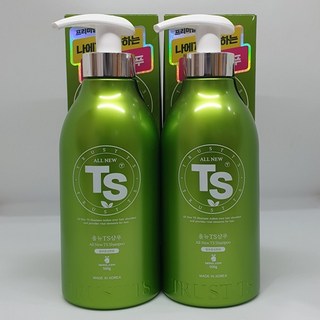 (메이비존-무배)TS 올뉴 샴푸 탈모 증상 완화 샴푸 500g 2개 All New TS Shampoo