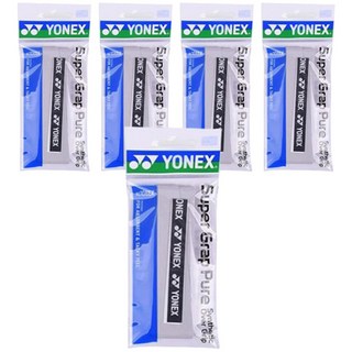 요넥스 Super Grap Pure 그립 AC-108EX 5p, 그레이, 5개 요넥스ac108 요넥스 Super Grap Pure 그립 AC-108EX 5p, 그레이, 5개 요넥스ac108