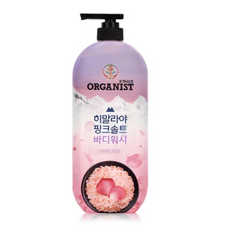 오가니스트 히말라야핑크솔트 바디워시 퓨리파잉 로즈향, 900g, 600ml, 8개
