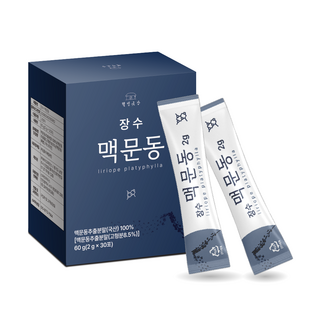 웰빙곳간 장수 맥문동 분말 30포 맥문동 분말 하루한포, 30개, 2g