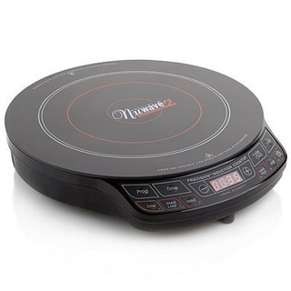NUWAVE PIC2 인덕션 쿡탑 휴대용 30.5cm(12인치) 내열성 조리 표면 최대 22.7kg(50파운드)의 점보 스톡 냄비에 안전 RV 호텔 방 및 오두막 삶기 졸임 튀, NUWAVE PIC2 인덕션 쿡탑 휴대용 30.5cm(