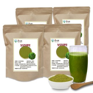The큰나무 새싹보리분말 1Kg(500gx2팩) 식약처 인정, 4개, 500g
