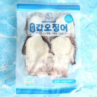 태안 손질 갑오징어 급냉 제철 국산, 3개, 700g