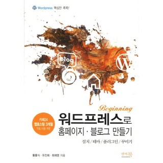 Beginning워드프레스로 홈페이지 블로그 만들기:설치 테마 플러그인 꾸미기, 앤써북