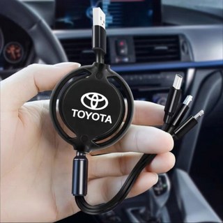 자동차용 3 in 1 USB 케이블 (유형 C) – Toyota Corolla, Rav4, Auris, Camry, Yaris, CHR, Avensis 고속 충전 지원, 1개 색상 가죽usb케이블 자동차용 3 in 1 USB 케이블 (유형 C) – Toyota Corolla, Rav4, Auris, Camry, Yaris, CHR, Avensis 고속 충전 지원, 1개 색상 가죽usb케이블