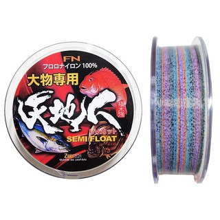 천지인 세미플로팅 멀티색상 원줄 갯바위 흘림낚시