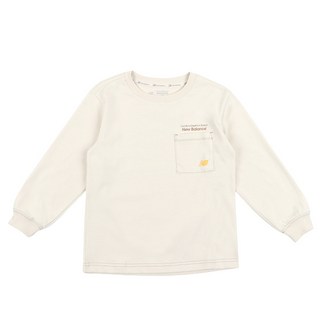 뉴발란스 키즈 일러스트 포켓 긴팔티