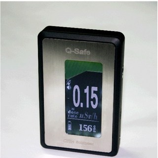 휴대용 방사능 측정기 Q SAFE 큐세이프 보급형 QSF104m 여행용 개인용 기업용, 1개입, 1개