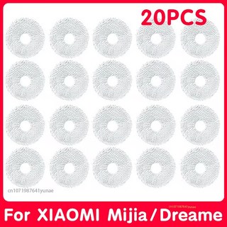 쇼파매트 카펫 러그 원단 청소기클리너 드림 봇 진공 청소기용 걸레질 패드 샤오미 미지아 옴니 1S B101CN B116 로봇 X10 L10s 프로 울트라 S10 /, [06] 20PCS, 20개, 05 20PCS