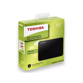 도시바 외장하드1TB CANVIO BASICS 3 BLACK, 1TB