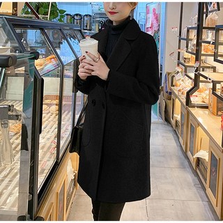 VERIT 모던 베이직 모직 하프코트 VT158