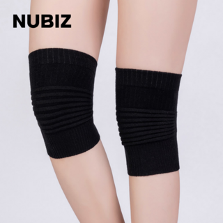 누비즈 1+1 무릎보호대 얇은 무릎 워머 x 2개 4color