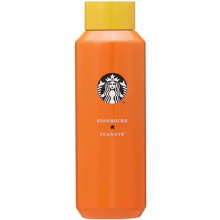 일본 스타벅스 스누피 스테인리스 텀블러 473ml, 오렌지, 1개