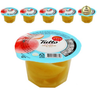 뚜또 백도 젤리, 230g, 66개