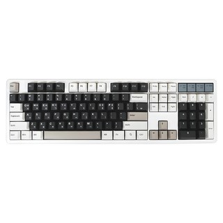 큐센 풀윤활 가스켓 유무선 기계식 키보드, 크림치즈, Q104 PBT