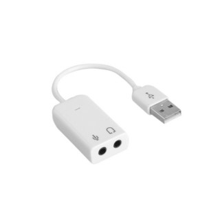 USB 사운드카드 헤드셋 마이크 오디오 컨버터