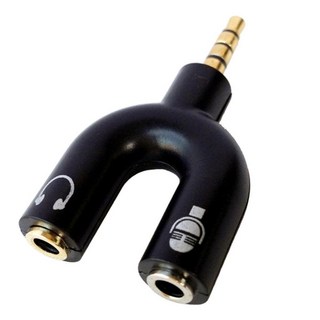 3.5mm U 변환젠더 Y 잭 헤드셋 젠더 3극 4극 노트북 PC 이어폰