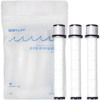 코멧 정수 필터 샤워기 + 리필 필터 12p 세트