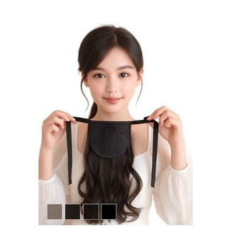 영쓰템 여신변신 웨이브 포니테일 스트랩 부분가발, 1개, 블랙브라운