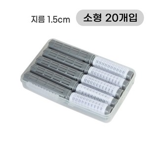 리브리카 간편한 뿌리볼륨 파마 롯드 세트 소, 1세트, 그레이