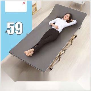 간이 캠핑 휴대용 경량 야전 접이식 침대 LUAZ-CP1, 3. 190cm 그레이+패드