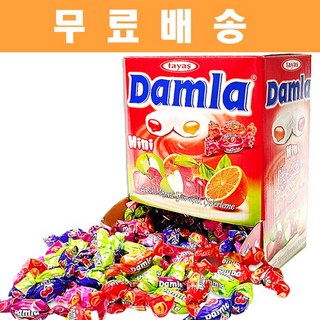타야스 미니 담라 어소티드 소프트캔디, 2개, 2kg