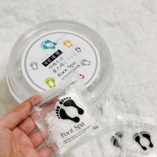 풋스파 내추럴 30G x 25EA 사해소금 족욕제, 25개