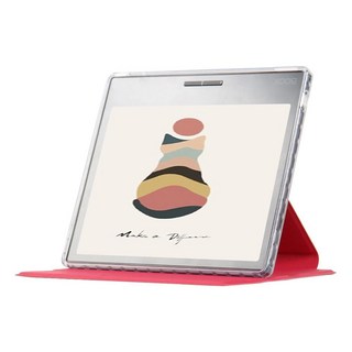 Onyx Boox 태블릿 고 7 색상/Leaf2/Leaf3/Leaf3 C/페이지/갈릴레오 e-리더 케이스 가로 및 수직 지원 슬립 및 웨이크업 전용 PU 케이스 화이트