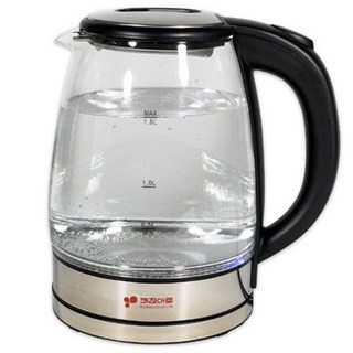 키친아트 내열 유리 전기포트 1.8L, KKW-SG18KP