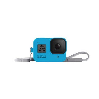 [GoPro 공식] 슬리브 + 랜야드 블루 for HERO8 블랙 AJSST-003 [], 1개