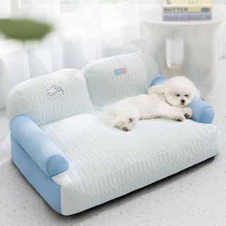 HANTAO 고양이 쿨매트 강아지 방석 사계절 반려동물 구름 소파, 1개, 브라운