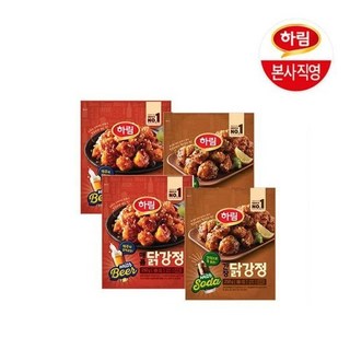 매콤닭강정 250g 2봉+간장닭강정 250g 2봉32158347, 4개