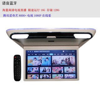 천장 천정 TV 차량용 디스플레이 캠핑 팰리세이드 차박용, 20 19인치 인터넷 텔레비전 128G 음성 미터 1대