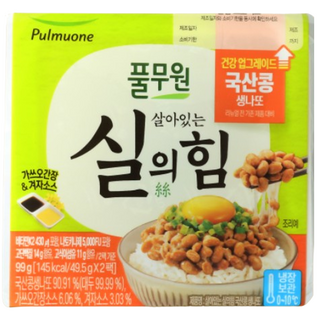 풀무원 살아있는 실의 힘 국산콩 생나또, 99g, 1개