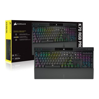 커세어 K70 RGB PRO OPX 광적축 게이밍 기계식 유선 일반형 키보드, 0 BLACK, CORSAIR K70 RGB PRO OPX 광축, 적축