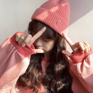 KALAVIKA 추동 이니셜 자수 골지비니