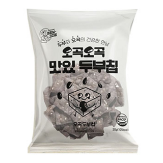 CJ프레시웨이 담양한과 이장님과자점 오곡두부칩, 20개, 20g