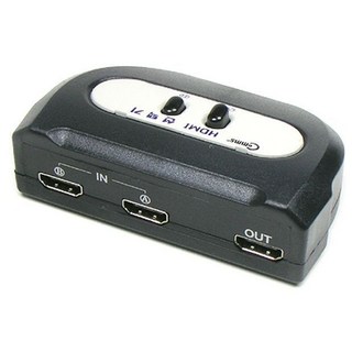 Coms HDMI 수동 선택기 2대1 공유기 영상 출력 분배기_202479538EA, 1개