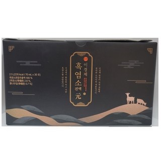 이경제 흑염소진액, 3박스, 70ml