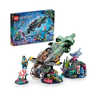 LEGO 레고 아바타 물의 길 마코 잠수함 건조 장난감 모델 외계 물고기와 가오리 피규어가 있는 수중 바다 세트 와 영화 팬을 위한 선물, 1개