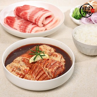미각기행 양면칼집 수제 돼지양념구이 2kg, 1세트