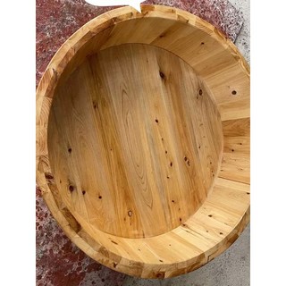 반신욕기 절연 사우나 히노끼 건식반식욕기 히노끼탕 야외 욕조 1300x700x600 모델, 80 폭 24 높이 시더우드, 1개