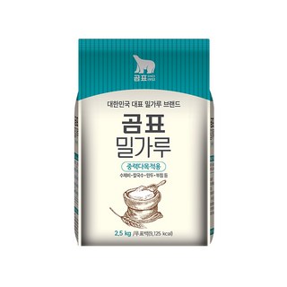 곰표 밀가루 중력다목적용, 2.5kg, 5개