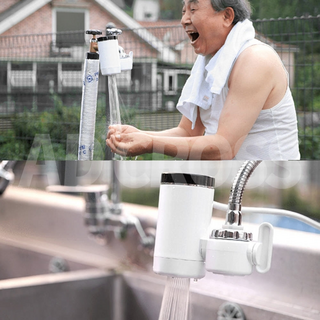 [애드크로스 홈쇼핑] 싱크대 찬물을 순식간에 따뜻하게! 간편 설치 순간 온수기 따수와 본품, xx-18-A