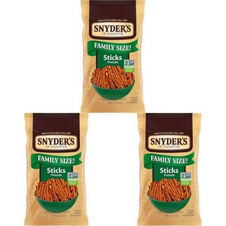 Snyder's of Hanover 과자 칩 스나이더스 오브 해노버 프레첼 스틱 가족용 16온스, 1개, 454g
