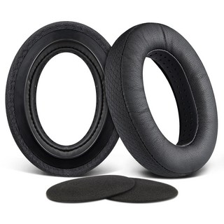 SOULWIT 교체용 이어패드-호환 모델 젠하이저 Sennheiser HD650 HD660 S HD660S2 HD600 HD6XX HD58X HD580 1쌍, Lambskin, Black, 1개
