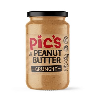 픽스 땅콩버터 오리지널 크런치 무설탕 무가당, 380g, 1개