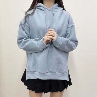 오버핏 후드 겨울후드 무지 기모 후드티 박스핏 꾸안꾸 데일리