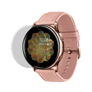 알럽스킨 갤럭시워치 액티브2 44mm 풀커버 액정보호필름 2매, 지문방지