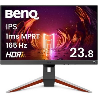 벤큐 모비우즈 EX240 게이밍 모니터 24인치 FHD 1080p 165Hz 1ms | IPS HDRi sRGB 컬러 최적화기 블랙 이퀄라이저 프리싱크 아이케어 키 회전 및, 165 Hz, 24 Inch